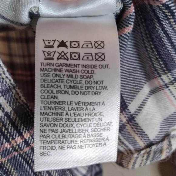 Lucky Brand Plaid Button Front Shirt Size Small - Picture 9 of 11